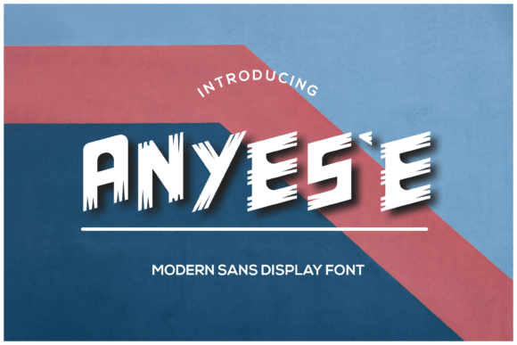 Anyese: A Modern Display Font for Bold Brand Campaigns