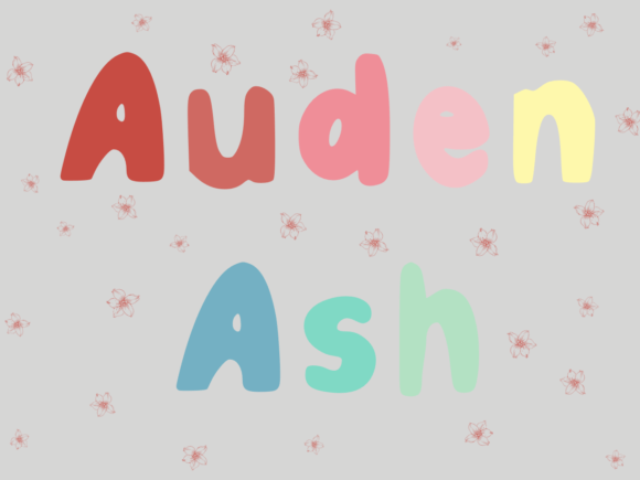 Auden Ash: A Friendly Display Font for Engaging Visuals