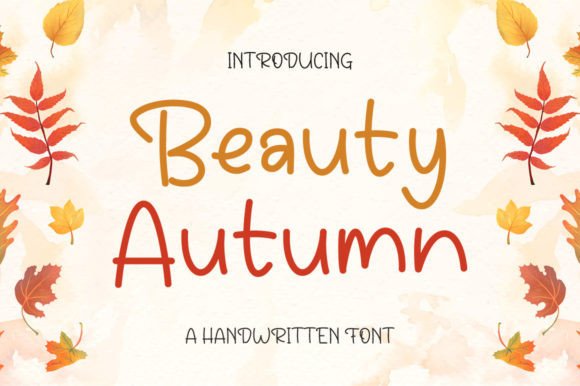Beauty Autumn Font for a Polished Brand Look