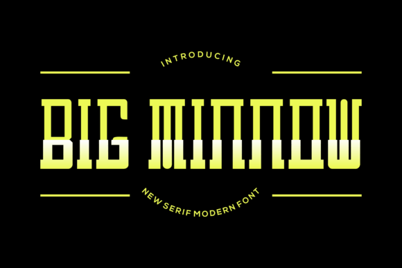 Big Minnow: The Unique Display Font for Modern Web Design