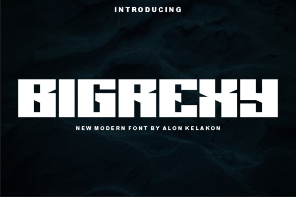 Bigrexy: A Display Font That Elevates Branding and Design