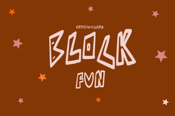 Block Fun: A Quirky Font for Bold Branding