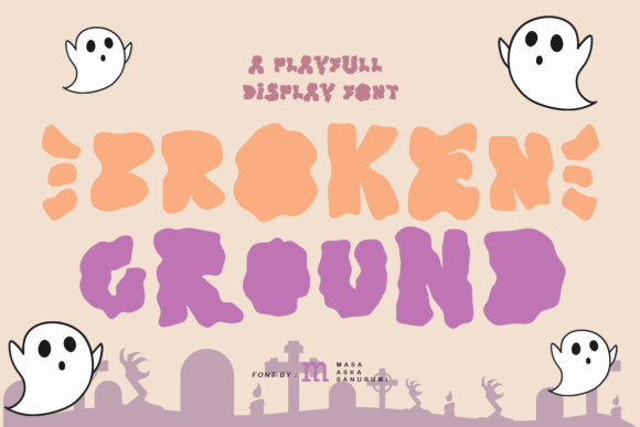 Broken Ground: A Unique Display Font for Editorial Projects
