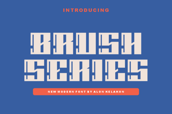 Brush Series: The Modern Display Font for Editorial Design