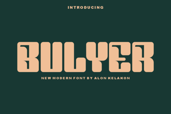 Bulyer: The Modern Display Font for Bold Branding
