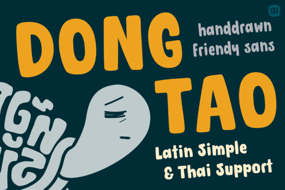 Dongtao: A Chunky Handwritten Display Font for Playful Branding