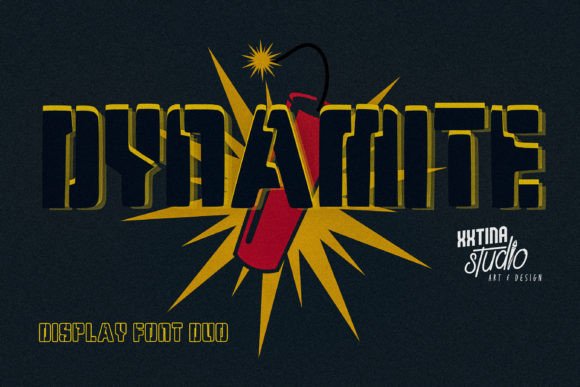 Dynamite Display Font for Bold Web Design