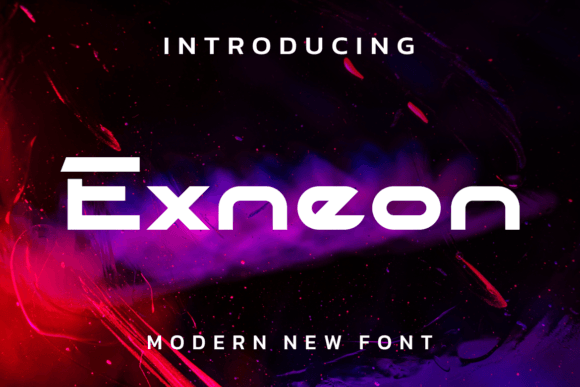 Exneon: A Modern Display Font for Engaging Editorial Design