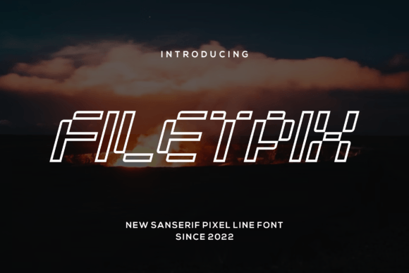 Filetpix: A Modern Display Font for Editorial Design