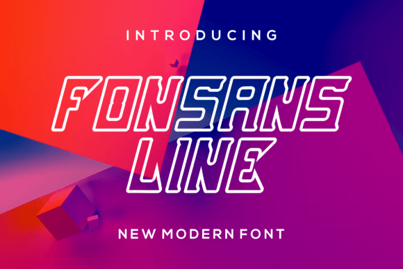 Fonsans Line: A Modern Display Typeface for Editorial Design