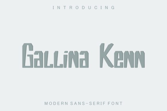 Gallina Kenn: The Premium Display Font for Scroll-Stopping Visuals