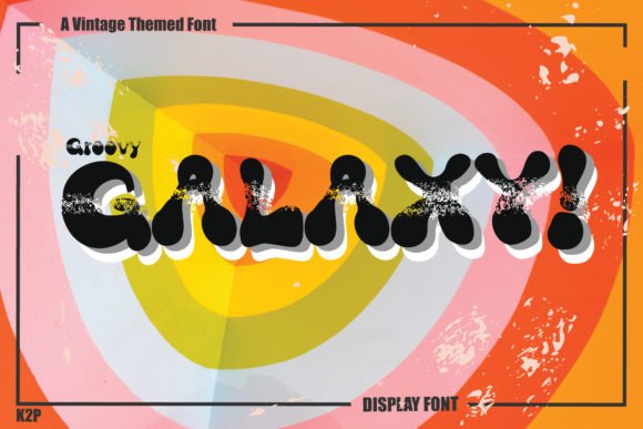 Groovy Galaxy: A Retro Display Font for Creative Makers
