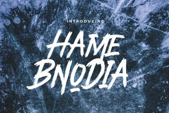 Hame Bnodia: A Modern Display Font for Business Branding
