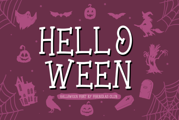 Hell O Ween: A Spooky Display Font for Creators