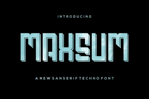 Maxsum: A Bold Display Font for Eye-Catching Campaigns