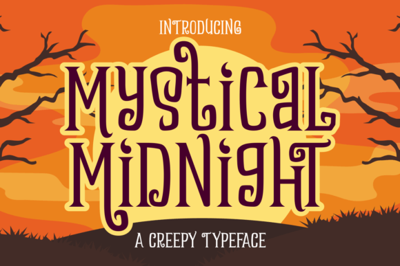 Mystical Midnight Font for Spooky Seasonal Creations