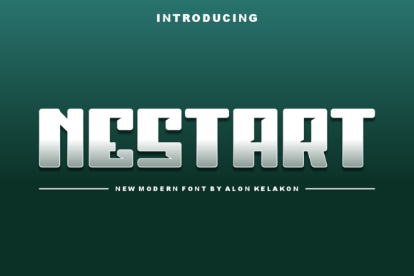 Nestart: The Ultimate Display Font for Bold Branding
