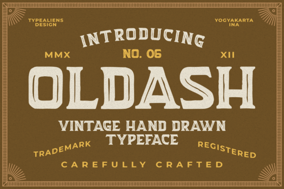 Oldash: A Bold Serif Font for Vintage-Inspired Editorial Design