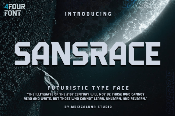 Sansrace: A Modern Display Font for Creative Projects