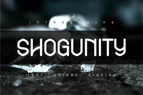 Shogunity: A Modern Display Font for Digital Branding