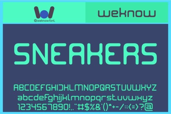 Sneakers Font for Modern Editorial Design