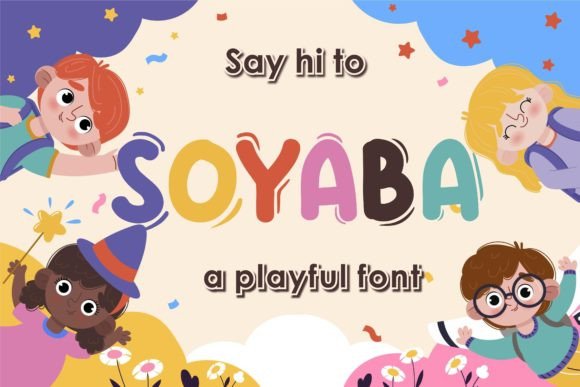 Soyaba: A Playful Display Font for Handmade Creations