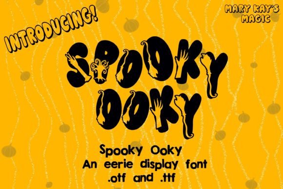 Spooky Ooky: A Halloween-Inspired Display Font for Web Design