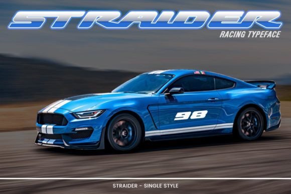 Straider Font: A High-Speed Display Typeface