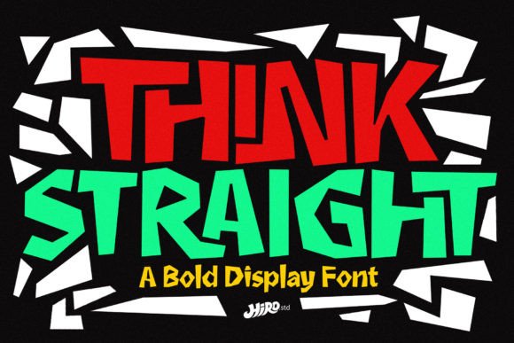 Think Straight: The Bold Display Typeface for Dynamic Web Design