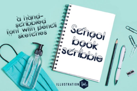 Upgrade Your Brand with Schoolbook Scribble Typeface